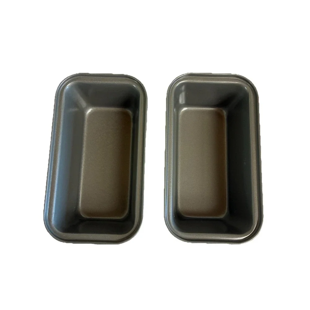 Mini Loaf Pan 6 x 3 x‎ 2 Gray Lot Of 2